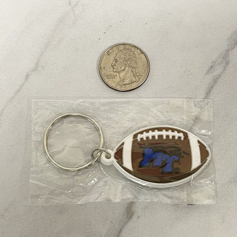 Middle Tennessee State Blue Raiders Football Keychain Keyring